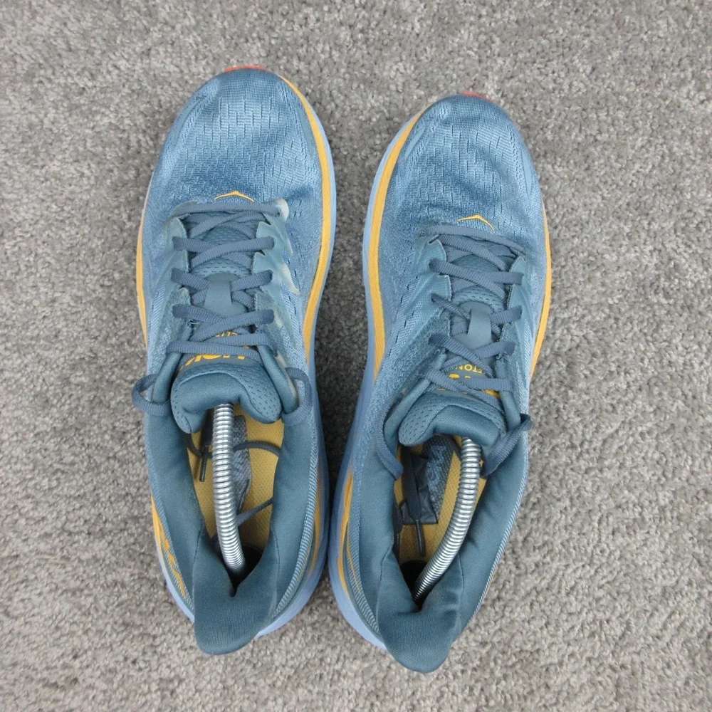 Hoka One One Sneakers Mens Size 12.5 D US Blue Clifton 8 Running Shoes Trainers